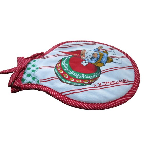 Vintage 1979 Unieboek B.V. Gnome Design Quilted Pot Holder - Picture 8 of 12